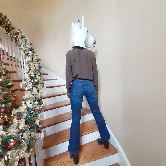 Lucky Brand Sofia Boot Ankle Jeans Dark Wash 8/29 - Picture 4 of 8